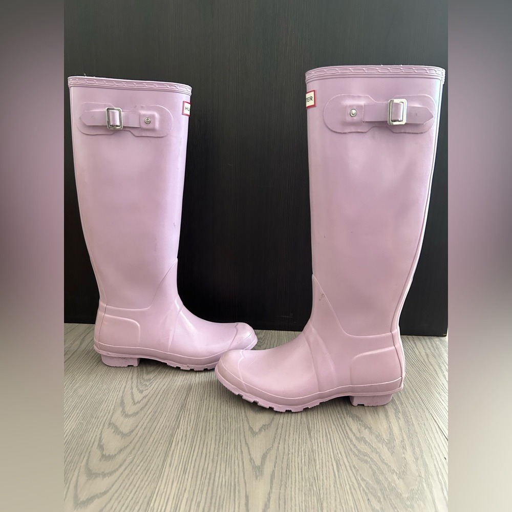 Hunter Rain Boots Lavender Rain Boots Hunter Boots Women’s Size 7